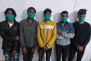 5 arrested for assaulting female students in chatra