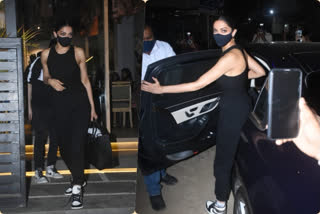 Deepika Padukone stuns in an all-black casual outfit