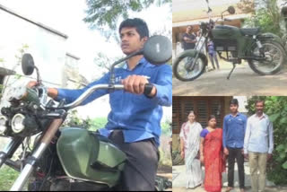 10th grade student made an electric bike during time of lock down