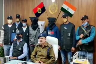 gurugram police has arrested three accused of robbery