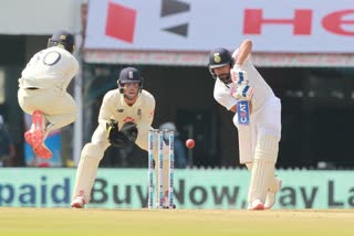 lunch time in second test first innings