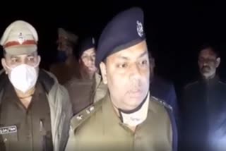 पुलिस मुठभेड़ में बदमाश को लगी गोली.