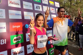 rahul and priyanka qualify for olympics in race walking competition ranchi