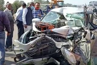 Road accident palwal