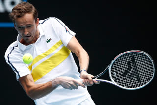 Watch: Medvedev sends off his coach and Krajinovic to advance in five at Aus Open