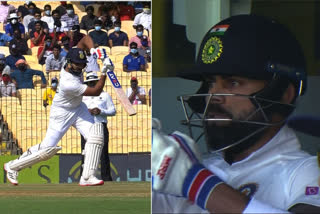 Rohit's glorious drive appreciated by fans and Kohli