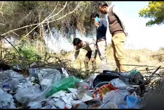 Unclaimed syringes and medicines