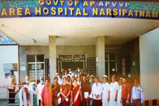 kaya kalpa Awards Selection Team visits Narsipatnam Hospital