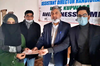 Handicraft Department organized an awareness camp at Handwara