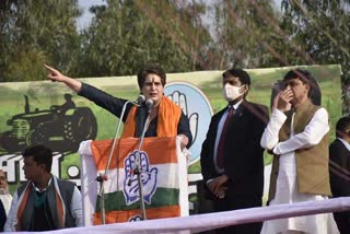 priyanka gandhi in bijnor