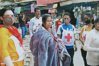 হাফলঙত ইণ্ডিয়ান ৰেডক্ৰছ ছচাইটিৰ উদ্যোগত কম্বল বিতৰণ