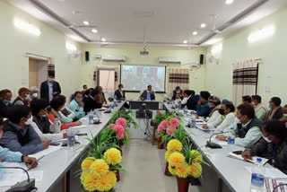 Jhunjhunu's latest news,  Jhunjhunu District Environment Committee Meeting, Collector angry at District Environment Committee meeting, Road Safety Month Awareness Campaign, Jhunjhunu