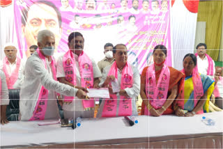 Minister indrakaran reddy participated in TRS membership registration meeting nirmal district