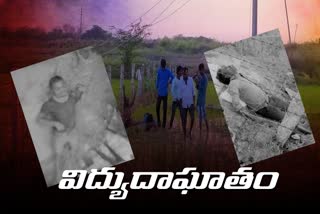 two farmers died with current shock in nagarkarnool