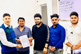 Memorandum submitted by NSUI and Youth Congress