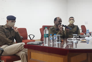 SP held meeting regarding crime control in jamshedpur