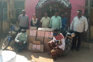 Karnataka liquor confiscation in Vandagal village