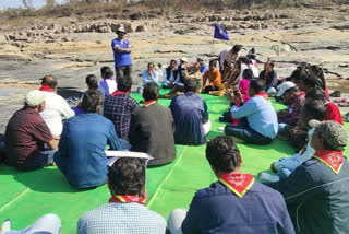 District level nature study trekking and refresher course organized