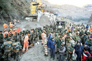 Two bodies recovered from Tapovan tunnel week after disaster  ഉത്തരാഖണ്ഡ് ദുരന്തം; തപോവന്‍ തുരങ്കത്തില്‍ നിന്ന് രണ്ട് മൃതദേഹങ്ങള്‍ കൂടി കണ്ടെടുത്തു  ഉത്തരാഖണ്ഡ് ദുരന്തം  ഉത്തരാഖണ്ഡ് ദുരന്തം വാര്‍ത്തകള്‍  ഉത്തരാഖണ്ഡ്  uttarakhand disaster  uttarakhand disaster latest news  uttarakhand disaster news