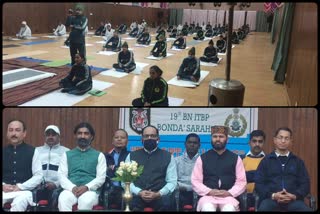 ITBP jawans did Art of Living course in Sarahan of Bonda