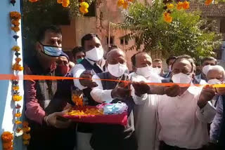 Barmer news, mla inaugurates oxygen pipeline