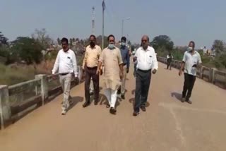 bhanjanagar visit of minister bikram keshari arukh