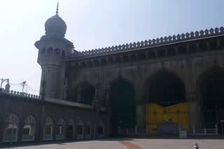 mecca masjid and shahi masjid renovation incomplete in hyderabad