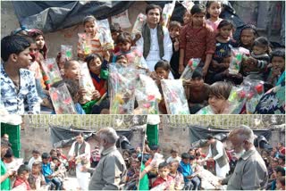 aamir Khan celebrated valentines day with poor children