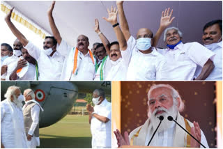 Modi in Kerala Mani C kappan in UDF Sunil Arora in Kerala