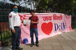 message to love Delhi