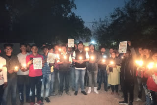 Candle march organized in memory of martyrs