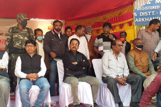 truck owners got support of rajya sabha mp in lohardaga