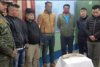 6 annimal smmugler arrested by forest department with 1 core rupees elephant teeth in oldabari