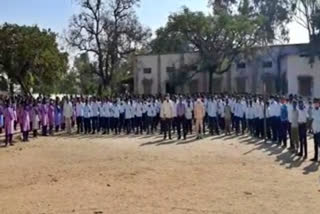 School_Children_Condolences_for teachers and_friends in chittoor district