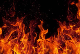 Woman burnt alive by family