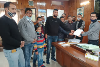 Bajrang Dal of Hamirpur sent memorandum to President via ADC regarding Rinku Sharma murder case