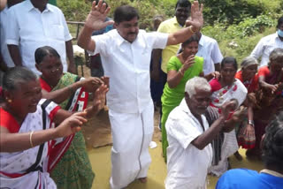 mla aarukutti dance in covai