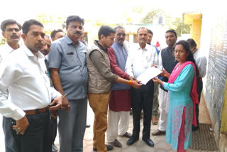 Memorandum submitted to tehsildar of indian farmers association