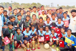 Women's football match organized in Palamu