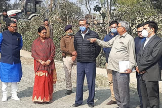 Inspection of water supply scheme in Pakur