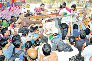 Trouble with meals for election staff at eastgodavari district