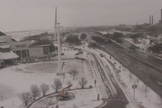 texas, snow fall