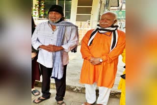 RSS chief Mohan Bhagwat visits actor Mithun Chakraborty