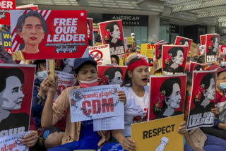 Myanmar police  new charge against Aung San Suu Kyi  Aung San Suu Kyi  Natural Disaster Management Law  coronavirus restrictions in Myanmar  Aung San Suu Kyi charged with new case  Aung San Suu Kyi case  Aung San Suu Kyi arrest  മ്യാൻമർ പൊലീസ്.  ആങ്‌ സാൻ സൂചിക്കെതിരെ പുതിയ കുറ്റം  ആങ്‌ സാൻ സൂചി വാർത്ത  മ്യാൻമർ പൊലീസ് വാർത്ത