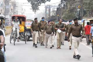 SSP conducts flags march in Patna