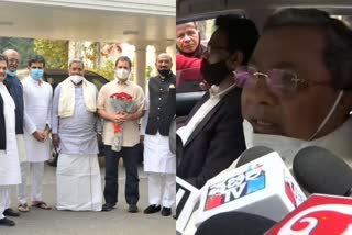 Siddaramaiah met Congress leader Rahul