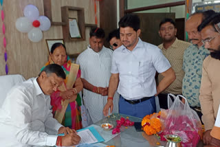 Deoli municipality in tonk, took charge Deoli municipality, nemichandra jain took charge