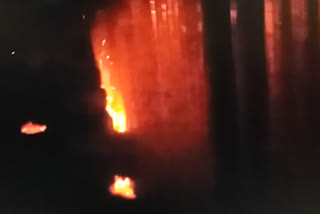 Fire caught at Poha factory