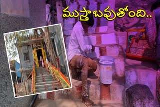 yadadri-old-temple-getting-ready-for-brahmotsavalu