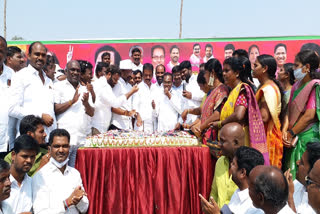 Chief Minister's birthday celebrations in Nagar Kurnool